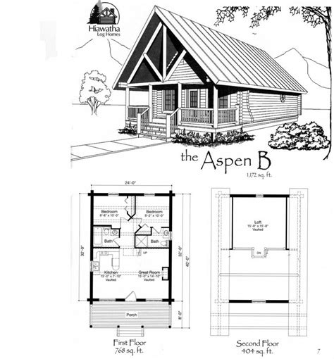 The upper level is 21'4″ x 16'4″ which the master bedroom has its own bath and side deck. tiny house floor plans Small Cabin Floor Plans Features Of ...