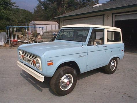 1970 Ford Bronco Original Colors