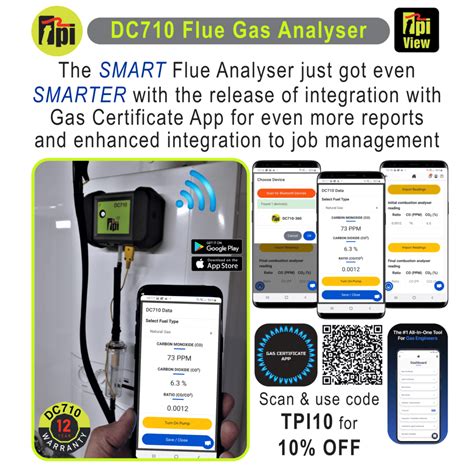 DC710 Flue Gas Analyser TPI Europe