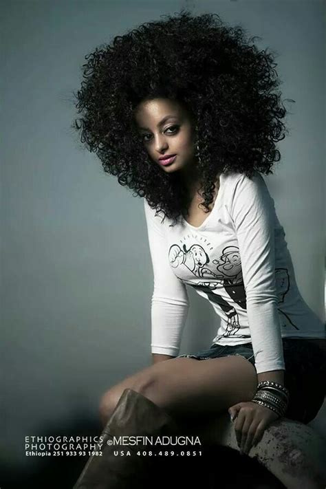 Ethiopian Model I Love Love The Big Curls Beautiful Natural Hair