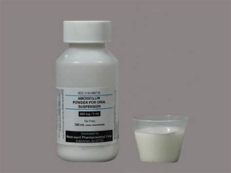 Rx Item Amoxicillin 400mg5ml Sus 100ml By Hikmawestward Pharma