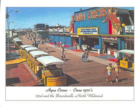 The Wildwoods Boardwalk circa 1970's #Wildwoods #history #beaches #70s