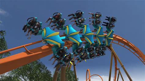 Thunderbird Roller Coaster Pov Animation Holiday World 2015 Youtube