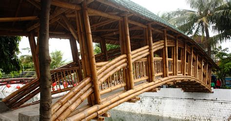 Puente De Bambú En Indonesia Presenta Alternativas Sustentables Para La