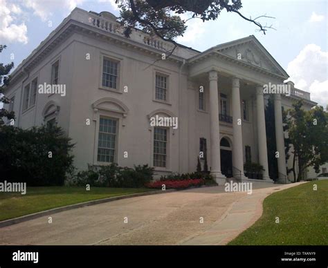 The Old Louisiana Governors Mansion In Baton Rouge Hi Res Stock