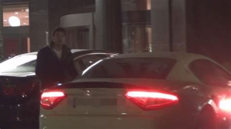 Lionel Messi Driving His Maserati GranTurismo MC Stradale In Barcelona YouTube