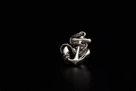 The Anchor Silver Lapel Pin Made In Canada By Mr White Mr White By