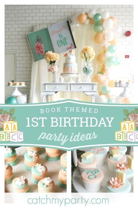 Take A Look At This Gorgeous Book Themed 1st Birthday Party The
