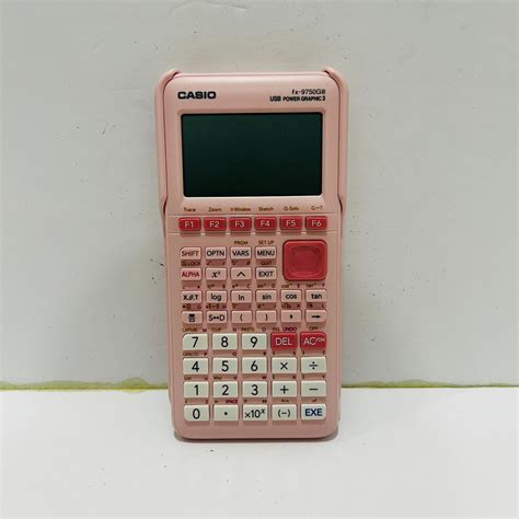 Casio Fx 9750giii Pink Graphing Calculator New Damaged Box