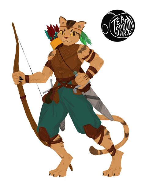 Artist Boots Tabaxi Archer Rcharacterdrawing