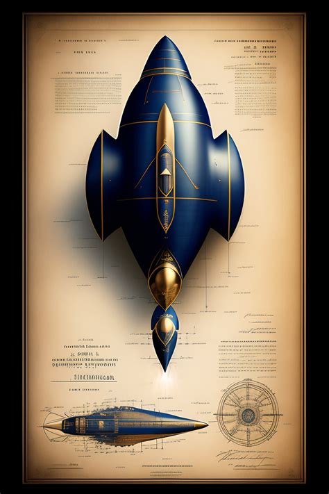 Lexica - Undiscovered design blueprints about rocket from leonardo da