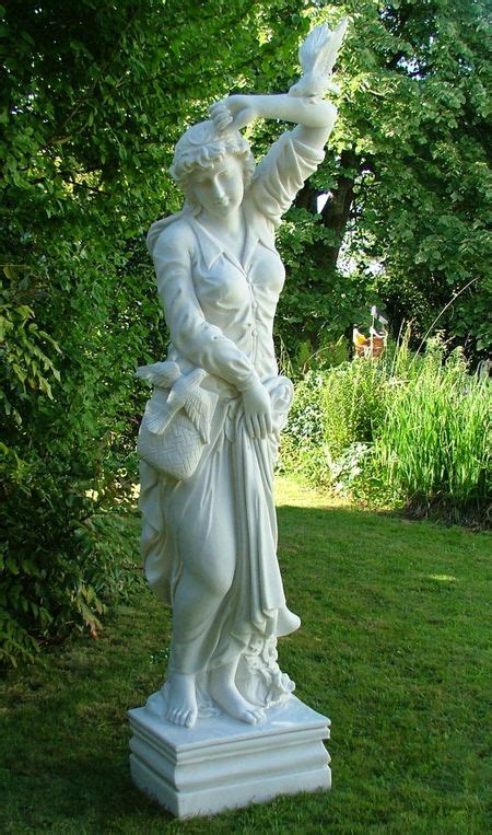Large Marble Resin Melanie Female Statue Garden Ornament Woodside