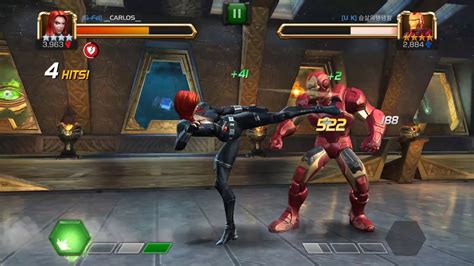 Black Widow Vs Iron Man Youtube