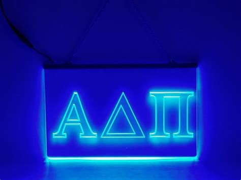 See more ideas about adpi letters, adpi, sorority crafts. Alpha Delta Pi LED Sign Greek Letters in 2020 | Sorority ...