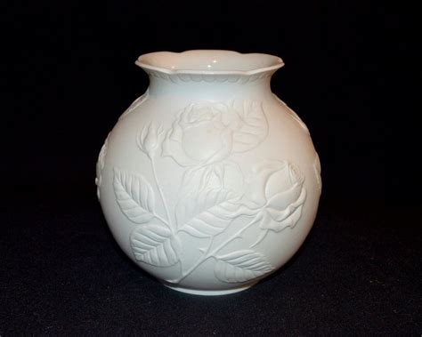 Kaiser Bisque Porcelain Rosengarten Vase 663 By Maltkilncottage On
