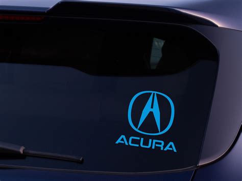 Acura Vinyl Decal Sticker Emblem Logo Graphic Mdx Rdx Tlx Nsx Etsy
