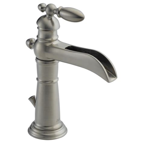 Get free shipping on qualified delta, black bathroom faucets or buy online pick up in store today in the bath department. Single Handle Channel Bathroom Faucet 554LF-SS | Delta Faucet