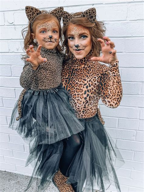 Mommy And Me Halloween Costume Ideas Diy Leopard Costumes Halloween