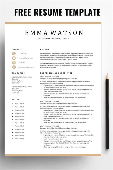 ✓ download in 5 min. Looking for a free, editable resume template? Sign up for ...