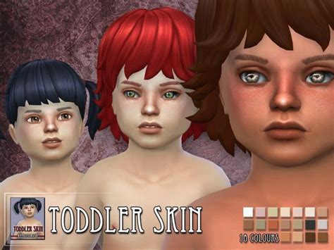 This Skin Is For Toddlers Only Found In Tsr Category Sims 4 Skintones