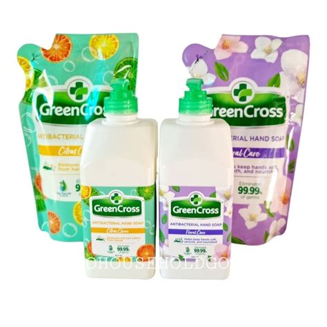 Green Cross Antibacterial Liquid Hand Soap 450ml 500ml Shopee
