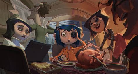 Coraline And Wybie Wallpaper