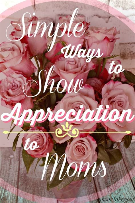 A thank you letter otherwise known as a letter of thanks refers to a letter that is normally used in a situation where one person wishes to express appreciation to another most of these letters are usually written in the form of formal business letters. Simple Ways to Show Appreciation to Moms - A Mom's Take