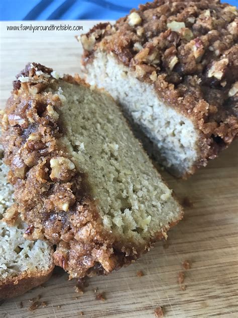 It's 2018…wow does that look weird in writing! Apple Banana Streusel Bread #BrunchWeek • Family Around ...