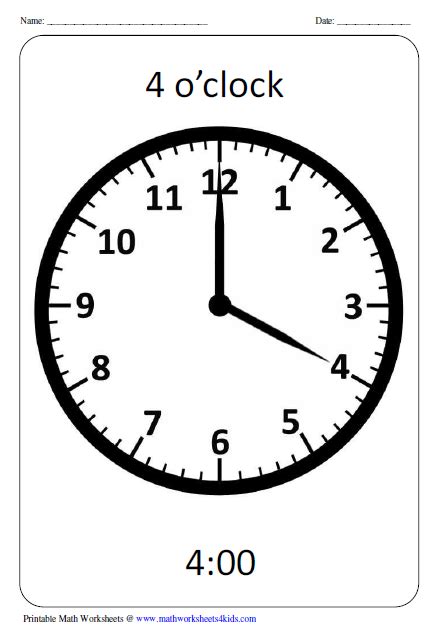 Time Clock Time Chart
