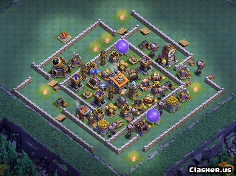 Builder Hall 9 Bh9 Best Base 113 With Link 7 2020 Farming Base