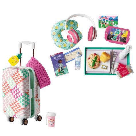 Explore More Luggage Set American Girl American Girl Doll Sets
