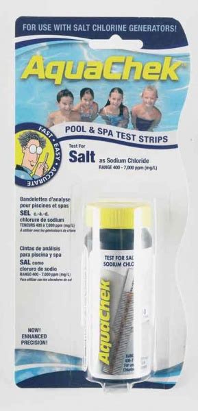 Salt Test Strips Chart