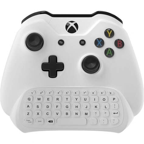 Ortz Xbox One S Chatpad Keyboard Keypad White With Headsetaudio Jack