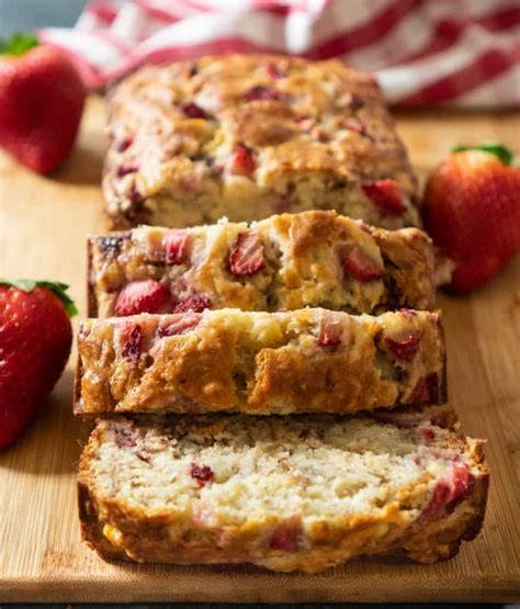 A quick bread is a bread that is made without yeast and can be prepared and baked with minimal time needed. Strawberry Banana Bread Recipe | Easy Quick Bread in 1 Hour
