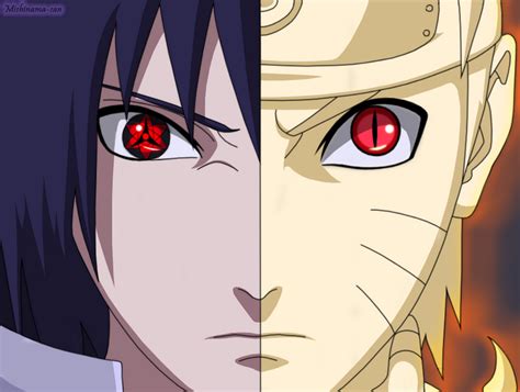 Sasuke And Naruto V2 By Mishinama San On Deviantart