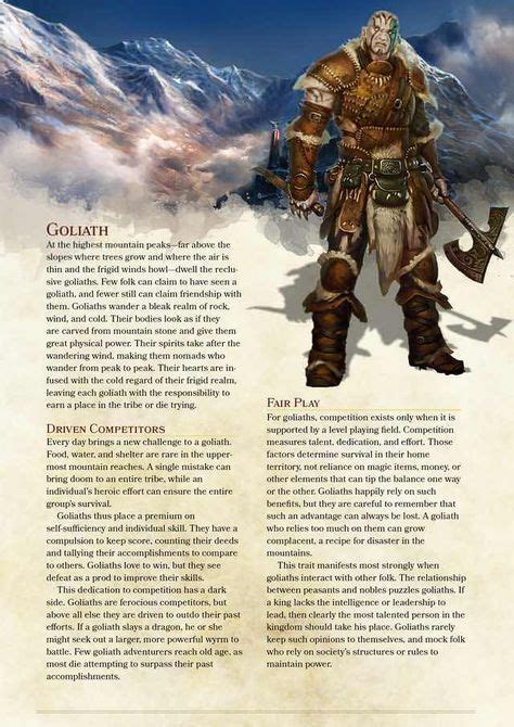 Dnd 5e Homebrew Races Almanac Dungeons And Dragons Dungeons And