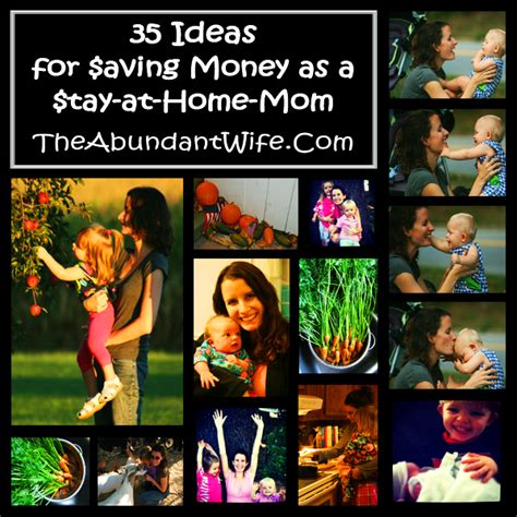 Check out the best gift ideas for mom. 35 Ideas for Saving Money as a Stay-at-Home-Mom | The ...