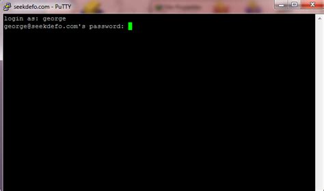 Using Putty To Ssh To Server Interserver Tips