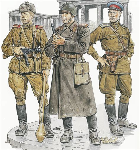 soviet troops 1945 wwii infantry army uniform、army、soviet army