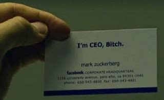 Card Designer The Inspiration For Zuckerberg S I M CEO Bitch Steve Jobs TechCrunch