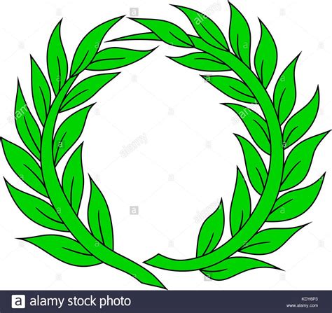 Laurel Wreath Illustration High Resolution Stock Photography And Images
