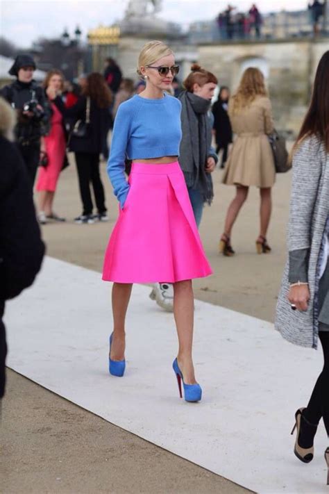 Fabulous Combination Of Blue And Pink Neon Fashion Year Round