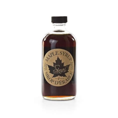 Pure Maple Syrup I 100 Canadian I Sweetener Alternative Sinai