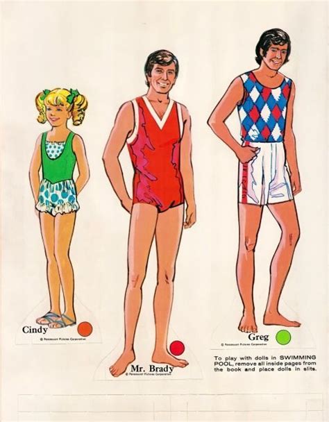 The Brady Bunch Paper Dolls Part 2 Published In Fashioninpaper