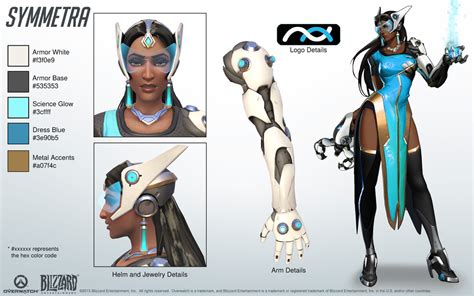 Symmetra From Overwatch A Close Look At The Model Structure From All