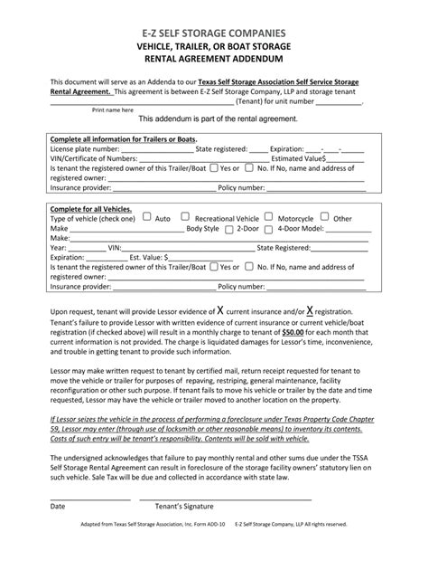 Vehicle Addendum Template Pdf Fill Out And Sign Online Dochub