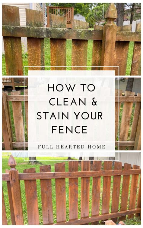 Choose a high quality stain made for outdoor use. How to Clean & Stain Your Fence | Easy and inexpensive ...