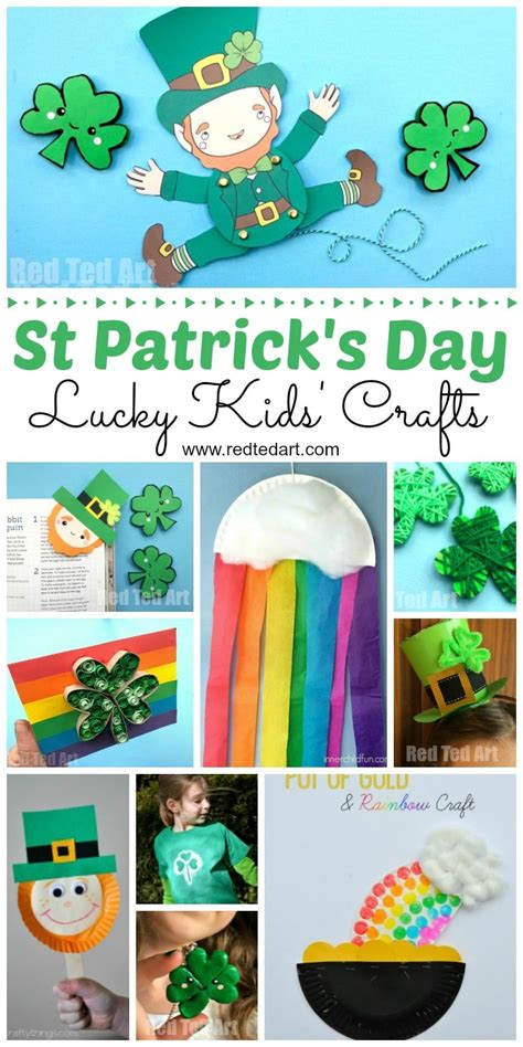 Easy St Patrick's Day Crafts for Kids - Red Ted Art - Kids Crafts