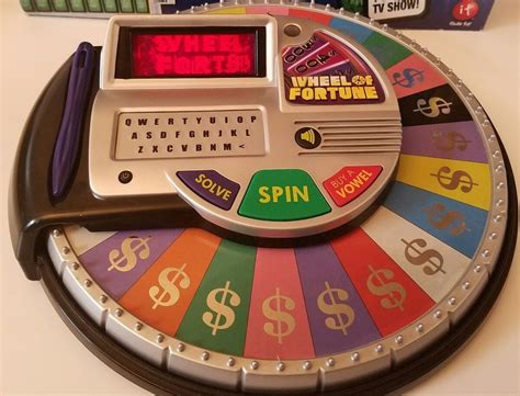 Wheel Of Fortune Electronic Game Gamessalx
