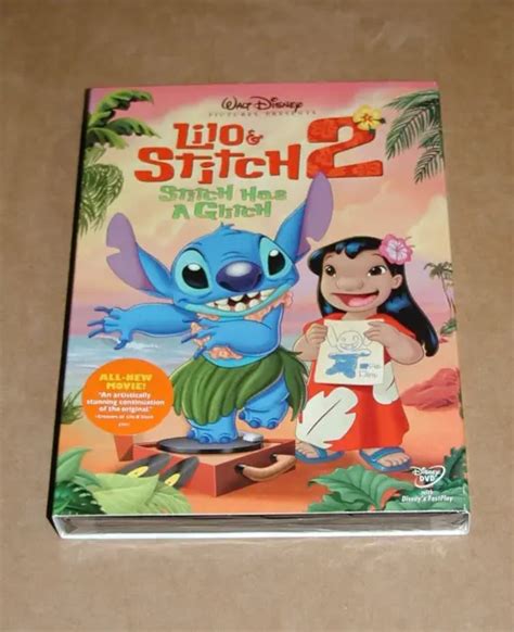 Vintage Disney Andlilo And Stitch 2 Dvd Movie 2005 With Sleeve Factory